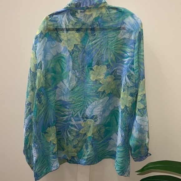 Draper’s & Damon’s 2X Lightweight Tropical Button Front Shirt - Picture 4 of 4
